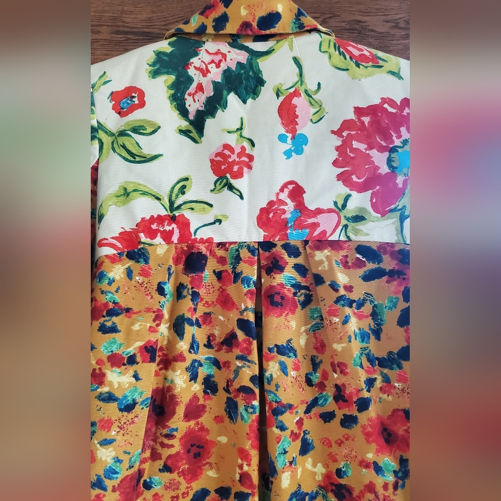 ANTHROPOLOGIE ELEVENSES LEOPARDLILY CAR COAT SWING JACKET US 10 EXCELLENT! - Picture 6 of 16